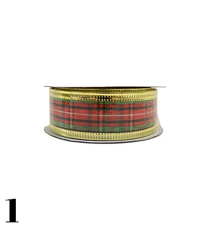 Decorațiuni și articole de Crăciun - Panglica decor 3.8cmx3m a141