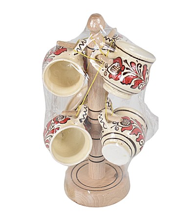 Băuturi și accesorii - Suport cu cani traditionale cal I 27cm tim