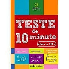 Cărți - Teste de 10 minute. Clasa III