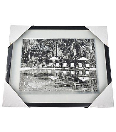 Ornamente și figurine decorative - Tablou plastic+sticla 41x51cm