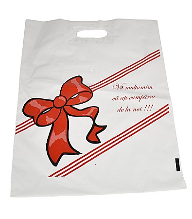 Casă și decorațiuni - Sacose ldpe tb I 2c 50x40x0.05 fundita+va multumim