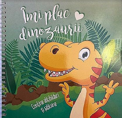 Cărți de colorat - Îmi plac dinozaurii