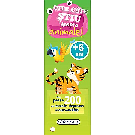 Cărți ilustrate și interactive - Uite câte știu despre animale