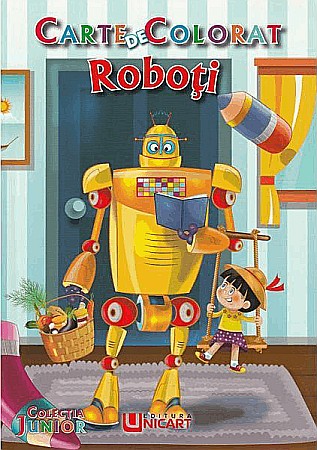 Cărți - Carte de colorat – Roboți