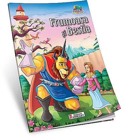 Cărți - Frumoasa și Bestia – Carte de colorat ilustrată