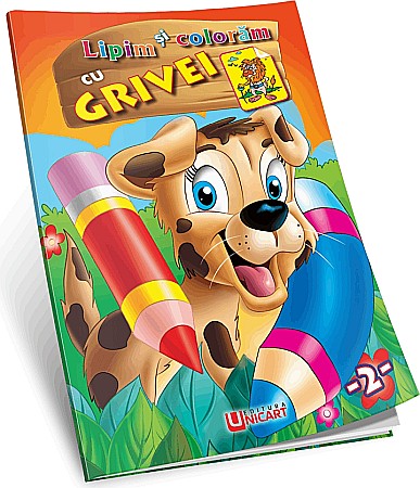 Cărți - Lipim și colorăm cu Grivei