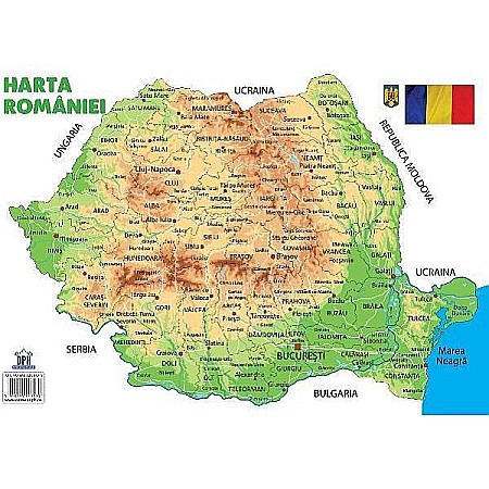 Cărți - Plansa: Harta Romaniei