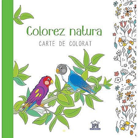 Cărți de colorat - Colorez Natura