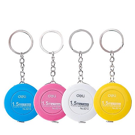 Rechizite școlare - Ruleta 7mm 1.5m div culori deli dle8214