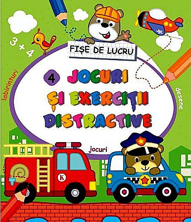 Cărți - Jocuri si exercitii distractive 4. Fise de lucru