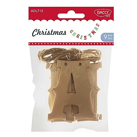 Accesorii craft - Accesorii craft - Litere Christmas 8 cm Daco