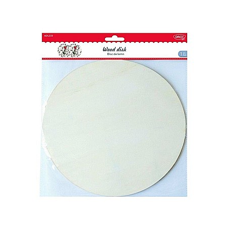 Artă și creativitate - Accesorii craft adl333 disc de lemn 25.5cm daco