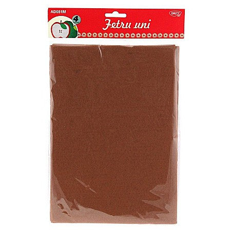 Artă și creativitate - Accesorii craft ad081m fetru maro /buc