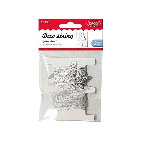 Accesorii craft - Accesorii craft- ad438 snur deco argintiu daco