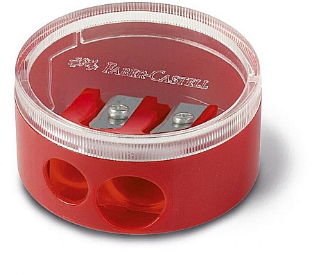 Rechizite școlare - Ascutitoare plastic dubla cu container twist off fc185418