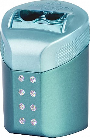 Ascutitoare dubla Roll On Sparkle Pastel Faber-Castell [1]