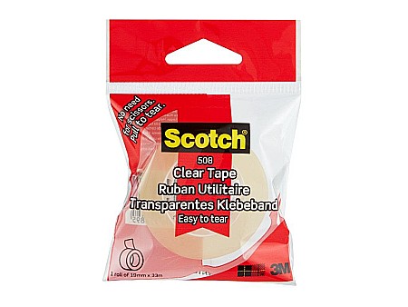 Benzi adezive și dispensere - Banda adeziva transp 19mmx33m scotch 3m bad081