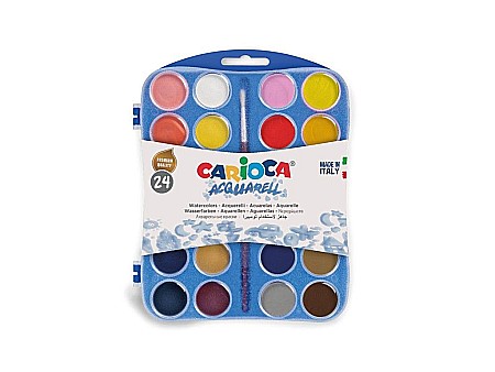 Rechizite școlare - Acuarele carioca 24cul/set skp019