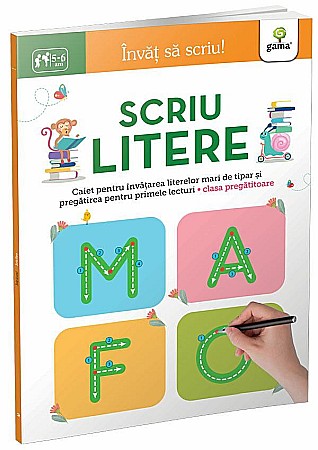 Culegeri și materiale auxiliare - Invat sa scriu! Scriu litere