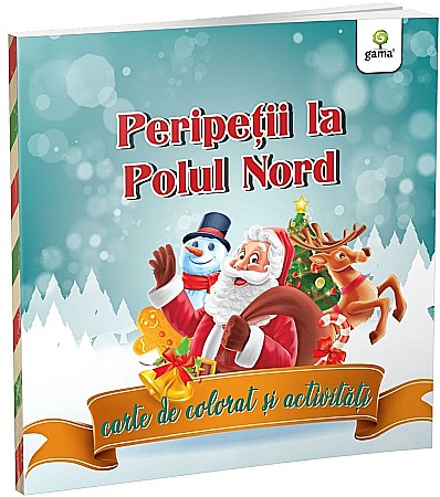 Cărți de colorat - Peripeții la Polul Nord
