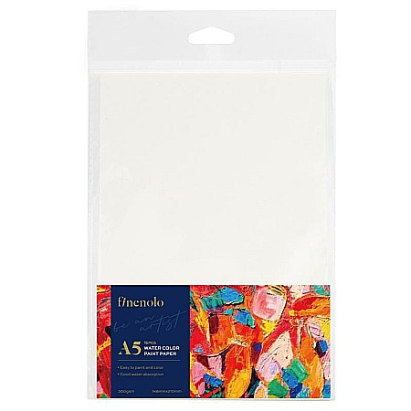 Artă și creativitate - Bloc desen acuarela a5 300g 16 coli deli dlec270-a5
