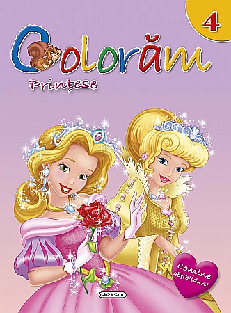 Cărți - Colorăm 4 – Prințese
