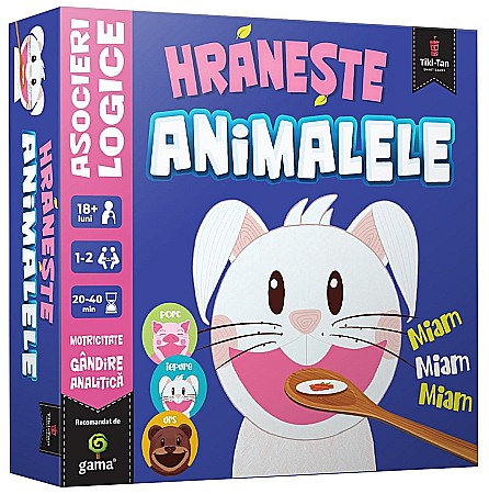 Jocuri educative și de societate - Joc - Hraneste animalele