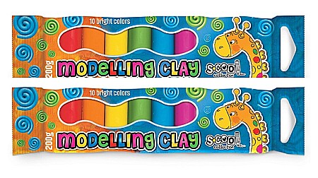 Plastilină - Plastilina 10cul/set 200g sc960