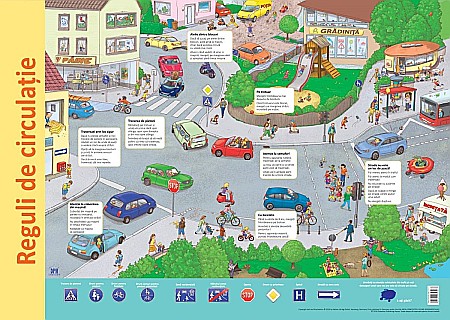 Materiale educaționale - Plansa - Reguli de circulatie - Nelson Verlag