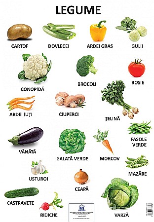 Cărți - Planșa Legume