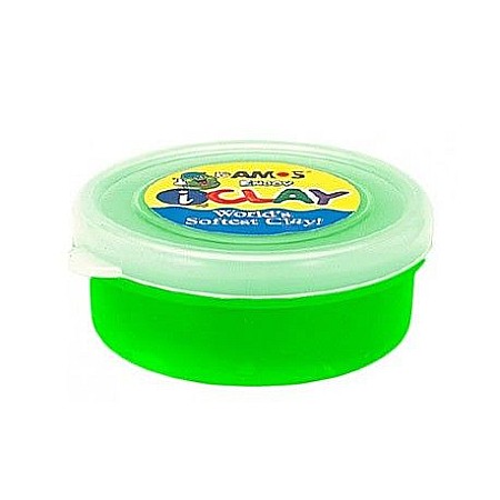 Plastilină - Plastilina amos 18g/cut verde neon