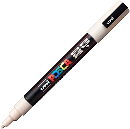Promoții de Toamnă - Marker UNI Posca PC-3M varf rotund 0.9-1.3mm bej