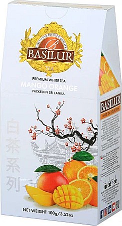 Ceaiuri premium Basilur - Basilur ceai refill white tea mango orange 100g 72186