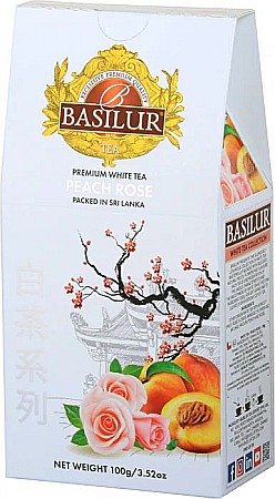Ceaiuri premium Basilur - Basilur ceai refill white tea peach rose 100g 72187