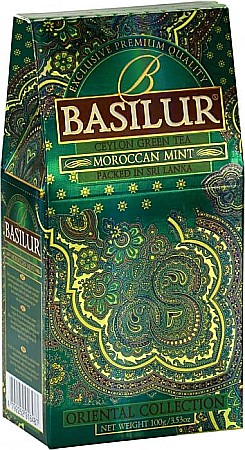 Ceaiuri premium Basilur - Basilur ceai refill moroccan mint 100g 70427