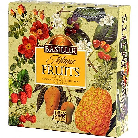 Ceaiuri premium Basilur - Basilur ceai magic fruits assorted 40e 80g 71560