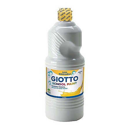 Rechizite școlare - Cul tempera giotto 500ml alb 0535301