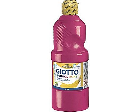 Acuarele și pensule școlare - Cul tempera giotto 500ml magenta 0535310