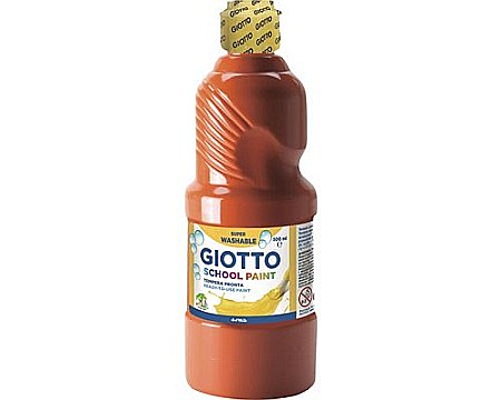 Acuarele și pensule școlare - Cul tempera giotto 500ml rosu scarlet 0535308