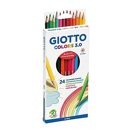 Rechizite școlare - Creioane colorate giotto colors  set 24 buc fl0276700