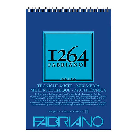 Blocuri și caiete desen artistic - Bloc 1264 mix media 300g a5 15f 19100642