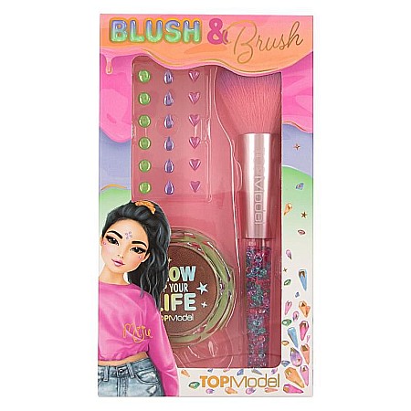 Cosmetice și bijuterii copii - Top Model set blush b&m 1-12750