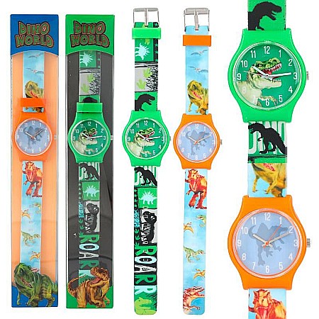 Articole pentru copii - Dino world ceas silicon 1-6642