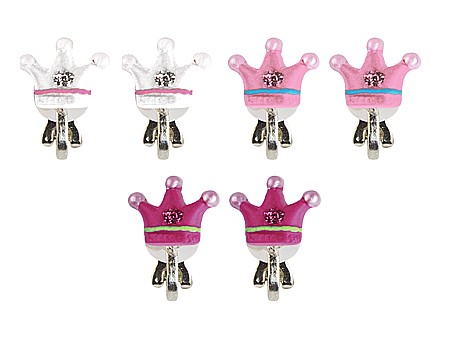 Cosmetice și bijuterii copii - Bbk cercei coroana 2-12173