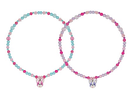 Cosmetice și bijuterii copii - Bbk colier dog 2-12188