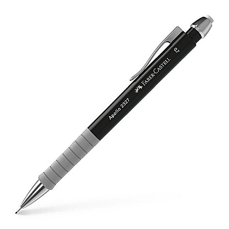 Creioane mecanice - Creion mecanic 0.7 mm black Apollo Faber-Castell