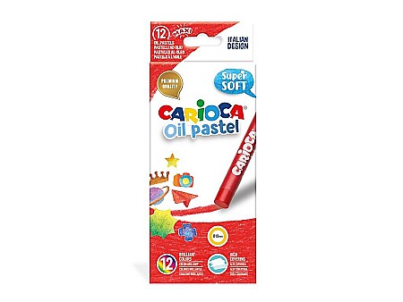 Creioane cerate - Creioane cerate carioca oil pastel maxi 12/cut skr143