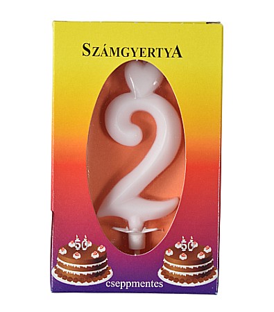 Articole Party - Lumanare cifra 2 30154