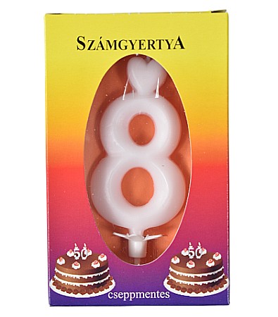 Articole Party - Lumanare cifra 8 30160