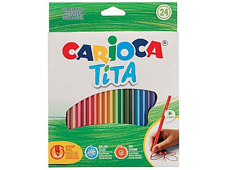 Instrumente de scris - Creioane color tita carioca 24/set skr088